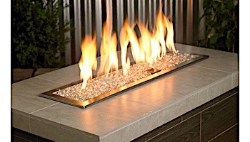 American Fireglass Eco Glass Collection | Crystal White Glass Beads | 55 Pounds | ECO-WHT-55