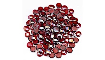 American Fireglass Half Inch Fire Beads Collection | Sangria Luster Fire Beads | 25 Pounds | FB-SANLST-25