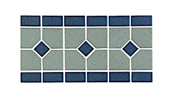 National Pool Tile Grace Series Pool Tile | Azure | GRACE-AZURE