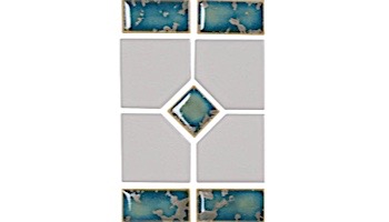 National Pool Tile Grace Series Pool Tile | Marine | GRACE-CHARM