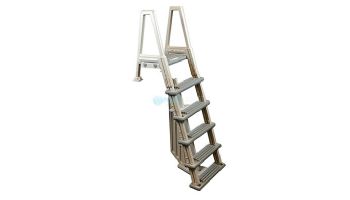 Confer Plastics Heavy Duty In-Pool Ladder with Barrier | Pool to Deck | 6000X