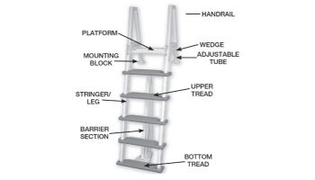 Confer Plastics Heavy Duty In-pool Ladder 