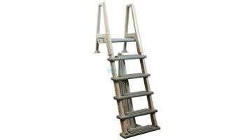 Confer Plastics Heavy Duty In-Pool Ladder with Barrier | Pool to Deck | 6000X