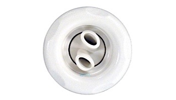 Waterway 3-3/8" 5-Scallop Poly Storm Gunite Spa Jet Internals Twin Roto | Plastic White | 229-8120