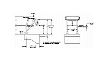 SR Smith Velocity Dual Post Standard Starting Platform with Sand Tread without Track Start | VELO-DP-SA