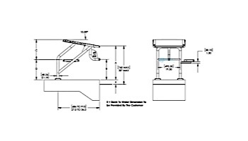 SR Smith Velocity Dual Post Long Reach Starting Platform with Sand Tread and Track Start | VELOLR-DP-TS-SA