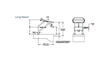 SR Smith Velocity Dual Post Long Reach Starting Platform with TrueTread without Track Start | VELOLR-DP-TA