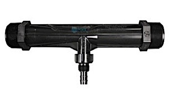 DEL #1584 Injector Only without Check Valve | 1/2_quot; MPT | Kynar Black | 7-0740