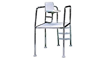 Fluidra USA Life Guard Mid Chair Height 5' | Stainless Steel | 15674