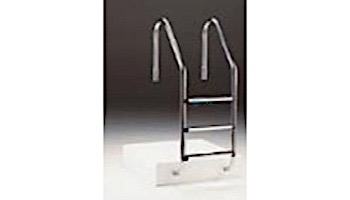 Fluidra USA 2-Steep Standard Ladder | 1.7" O.D. x .49 Wall | Plastic | 07642