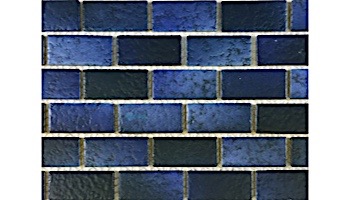 Fujiwa Tile Glasstel Mosaic Series 7/8_quot; x 1-7/8_quot; | Indigo Matte | Glasstel-75