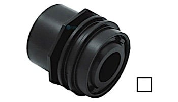 AquaStar 2" Flush-Mount Return Fitting with Water Stop Eyeball and Nut | White | 3301