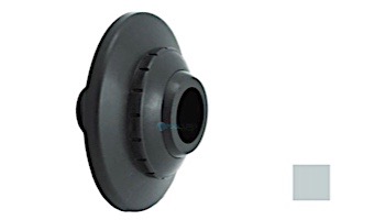 AquaStar Three Piece Directional Eyeball Fitting | 1" Knock-In | with Flange/Slotted Orifice | Light Gray | 5403