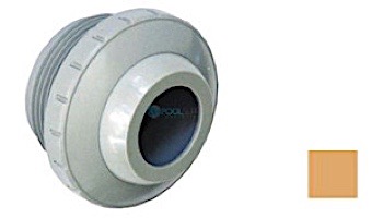 Aquastar Three Piece Directional Eyeball Fitting | 1-1/2" MPT | with .75" Orifice | White | 8201