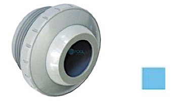 Aquastar Three Piece Directional Eyeball Fitting | 1-1/2" MPT | with .5" Orifice | Clear | 8300