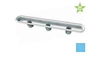 AquaStar 32" PVC Channel Drain 3 Port Sump Only with Plaster Shield (VGB Series) | Blue | 32CDP104