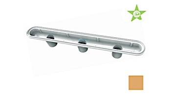 AquaStar 32" PVC Channel Drain 3 Port Sump Only with Plaster Shield (VGB Series) | Tan | 32CDP108