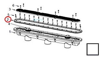 AquaStar 32" Clamping Ring for Fiberglass without Gasket | Black | 32CRTS102