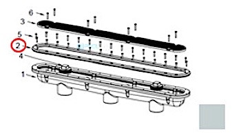 AquaStar 32" Clamping Ring for Fiberglass without Gasket | Black | 32CRTS102