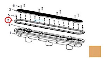 AquaStar 32" Clamping Ring for Fiberglass without Gasket | Black | 32CRTS102