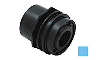 AquaStar Choice Flush-Mount Return Fitting | with Water Stop Eyeball and Nut Aim Flow | Fits Inside 2" Pipe with 1/2" Orifice | Blue | 3304C
