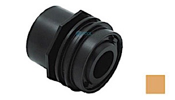 AquaStar Choice Flush-Mount Return Fitting | with Water Stop Eyeball and Nut Aim Flow | Fits Inside 2" Pipe with 1/2" Orifice | White | 3301C