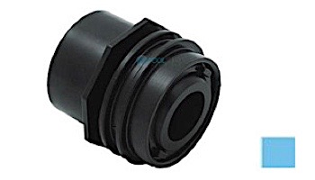 AquaStar Choice Flush-Mount Return Fitting | with Water Stop Eyeball and Nut Aim Flow | Fits Inside 2" Pipe with Slotted Orifice | Blue | 3304D