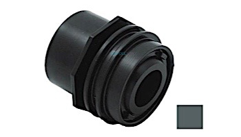 AquaStar Choice Flush-Mount Return Fitting | with Water Stop Eyeball and Nut Aim Flow | Fits Inside 2" Pipe with Slotted Orifice | Dark Gray | 3305D