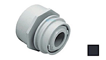 AquaStar Choice Flus-Mount Return Fitting | with Water Stop Eyeball and Nut Aim Flow | Fits Over 2" Pipe with 3/4" Orifice | White | 3501B