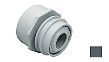 AquaStar Choice Flus-Mount Return Fitting | with Water Stop Eyeball and Nut Aim Flow | Fits Over 2" Pipe with 3/4" Orifice | White | 3501B