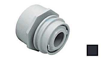 AquaStar Choice Flush-Mount Return Fitting | with Water Stop Eyeball and Nut Aim Flow | Fits Over 2" Pipe with 1/2" Orifice | White | 3501C