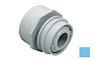 AquaStar Choice Flush-Mount Return Fitting | with Water Stop Eyeball and Nut Aim Flow | Fits Over 2" Pipe with 1/2" Orifice | Blue | 3504C