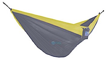 Vivere Double Parachute Hammock | Grey-Yellow | PAR251