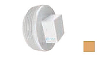 AquaStar 2" Tapered Pipe Thread Plug | White | 8SBP101