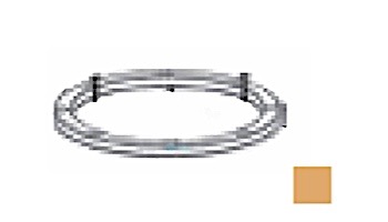 AquaStar 8" Vinyl Clamping Ring and Gasket Replacement Kit | Tan | 8VK108