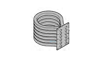 Pentair MasterTemp Tube Sheet Coil Assembly Kit | Model 250HDNA & 250HD-LP Cupro Nickel | Prior to 1-12-09 | 473710