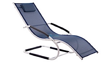 Vivere Wave Lounger | Navy | WAVELNG1-NW