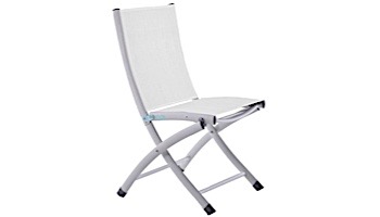 Vivere Bachelor Folding Sling Chair | White 2 Pack | BACC-WH