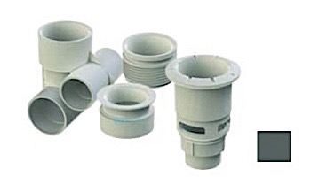Aquastar AquaThunder 2.5" Gunite Jet Body Assembly | without Niche | White | ATG201