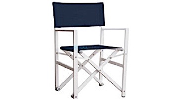 Vivere Studio Folding Director's Chair | Navy Steel | STUC-NS