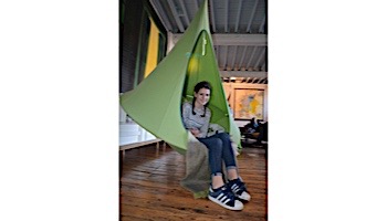 Vivere Single Cacoon Hanging Chair | Leaf Green | CACSG2