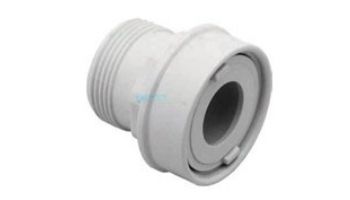 AquaStar Choice 1/2" Flush Mount Extender with 1 1/4" Threaded End 3/4" Orifice | White | BSASD101B