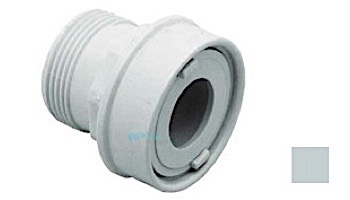 AquaStar Choice 1/2" Flush Mount Extender with 1 1/4" Threaded End 3/4" Orifice | White | BSASD101B