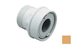 AquaStar Choice 1/2" Flush Mount Extender with 1 1/4" Threaded End 3/4" Orifice | Tan | BSASD108B