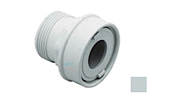 AquaStar Choice 1/2" Flush Mount Extender with 1 1/4" Threaded End 1/2" Orifice | Light Gray | BSASD103C