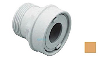 AquaStar Choice 1/2" Flush Mount Extender with 1 1/4" Threaded End 1/2" Orifice | White | BSASD101C