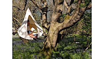 Vivere Bonsai Cacoon Hanging Chair Natural White CACBW1 | Pool Supply  Unlimited