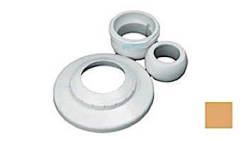 AquaStar Decorative Cover with 1" Eyeball and Threaded Core | White | DC101