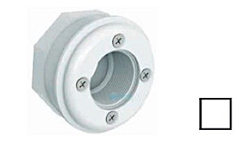 AquaStar 4 Screw Vinyl Fitting with 1 1/2_quot; Socket | White | ES1408SL01