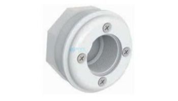 AquaStar 4 Screw Vinyl Fitting with 1 1/2" Socket | White | ES1408SL01